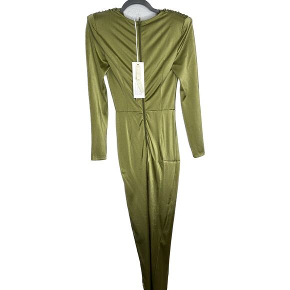 Bronx and Banco Maxi Dress Olive - Picture 5 of 15